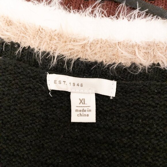 EST. 1946 Longline Textured Knit Sweater Vest | Size XL | Boho Layering Piece - Picture 4 of 5